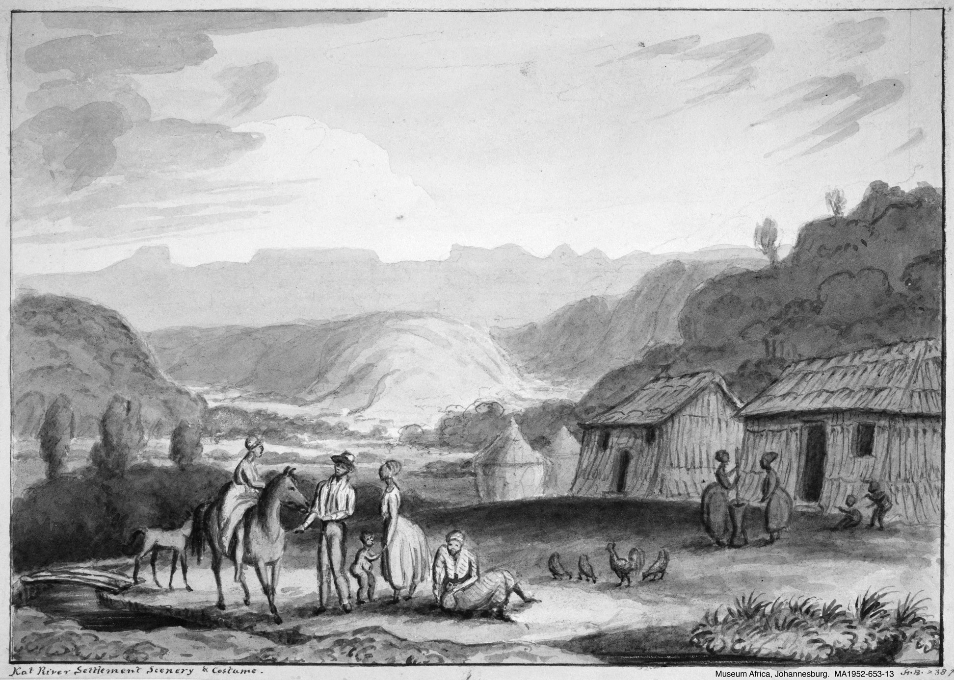 James Read Sr. Figure 5.3. Kat River housing, by Capt. Henry Butler.